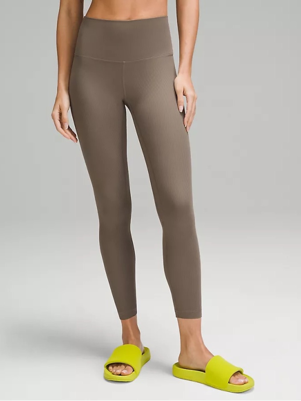 Lululemon Align™ High-Rise Ribbed Pant 25” - Nomad, Size 6